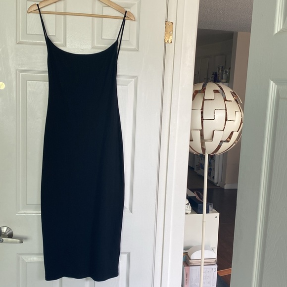 Reformation Black Rib Sleeveless Dress - Picture 4 of 9